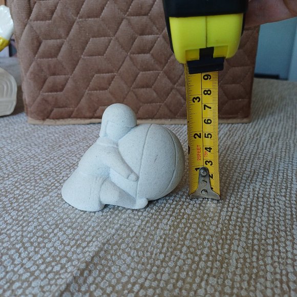 MarBell a Girl and a Ball Stone Art Statue - Picture 7 of 8